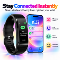 Pulsera Inteligente Fitness con Monitor de Ritmo Cardíaco
