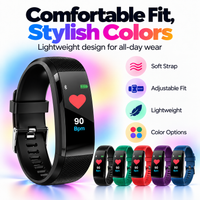 Pulsera Inteligente Fitness con Monitor de Ritmo Cardíaco