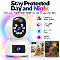 Cámara de Seguridad WiFi 4K con Doble Lente y Seguimiento Automático